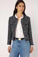 Naya Jacket in Indigo by Gerard Darel