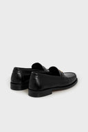 GD GD Augustine Shoe Glazed Leather Moccasin - Black