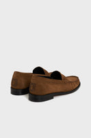 GD Augustine Shoe Suede Leather Moccasin - Camel