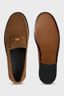 GD GD Augustine Shoe Suede Leather Moccasin - Camel