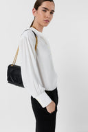 GD Soft Blouse With Tunisian Collar - Cezanne - Ecru