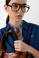 Oversized Shirt In Fluid Denim - Cess