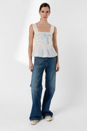 GD Lace top - CHAINA - Ecru