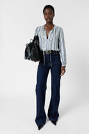 Fluid Blouse With Chain Print - Cammie