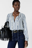 Fluid Blouse With Chain Print - Cammie