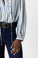 Fluid Blouse With Chain Print - Cammie