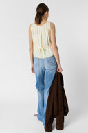 Cropped top with embroidery - CELISA