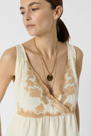 Cropped top with embroidery - CELISA
