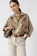 Printed silk shirt - CAURELIE
