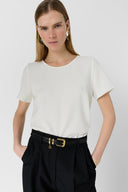 Soft Top With Golden Trim - Ciara