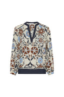 Flowy printed blouse - CRYSTELLE