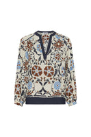 Flowy printed blouse - CRYSTELLE