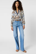 Flowy printed blouse - CRYSTELLE