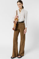 GD Fine embroidered shirt - CRISTEL - Ecru