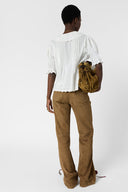 Embroidered Cotton Voile Shirt - Ceylia
