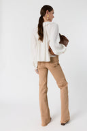 Ruffled Crepe Shirt - Cisana
