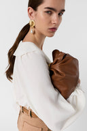Ruffled Crepe Shirt - Cisana