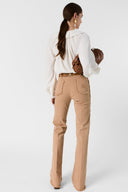 Ruffled Crepe Shirt - Cisana