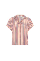 Short-sleeved striped shirt - CINDYA