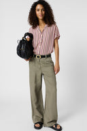 Short-sleeved striped shirt - CINDYA