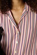Short-sleeved striped shirt - CINDYA