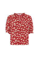 Floral ruffled shirt - CEVA