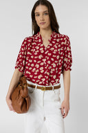Floral ruffled shirt - CEVA