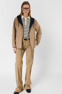 GD Hooded short parka - JORDANE - Navy