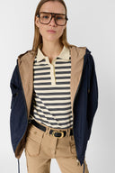 GD Hooded short parka - JORDANE - Navy
