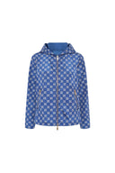 GD Short parka with monogram - JULINE - Navy