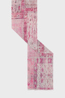 Watercolor Print Cotton Scarf - Daisy