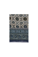 Modal And Silk Scarf With Rosette Pattern - Dora