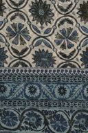 Modal And Silk Scarf With Rosette Pattern - Dora