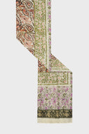 GD Printed Silk Square Scarf - Cadillac - Multicolor