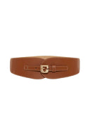 GD Olympe Leather Belt- Cognac