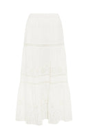 Embroidered cotton skirt - JALY