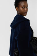 Double-Faced Wool Hooded Jacket - Patricia