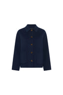 Short Double-Faced Wool Coat - Perrinea