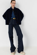 Short Double-Faced Wool Coat - Perrinea