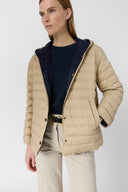 Reversible Hooded Down Jacket - Priscille