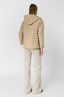 Reversible Hooded Down Jacket - Priscille