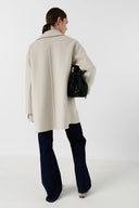 Fine Wool Reversible Coat With Collar - Prisca