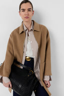 Fine Wool Reversible Coat With Collar - Prisca