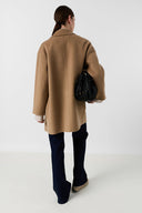 Fine Wool Reversible Coat With Collar - Prisca