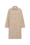 Straight Cut Cotton Trench Coat - Parisa