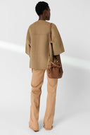 Reversible Fine Wool Short Coat - Prissy