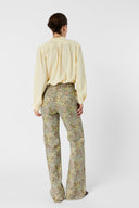 Flared Jeans With Floral Print - Anna