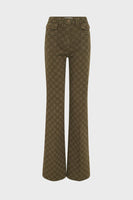 Flared Jeans With Monogram - Anna