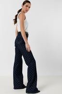 Flared Jeans With Monogram - Anna