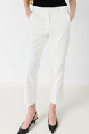 Cotton Pants With Elasticated Back - Auria